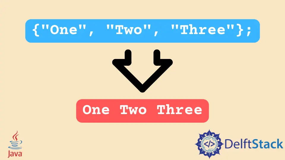 How to Convert an Array to String in Java