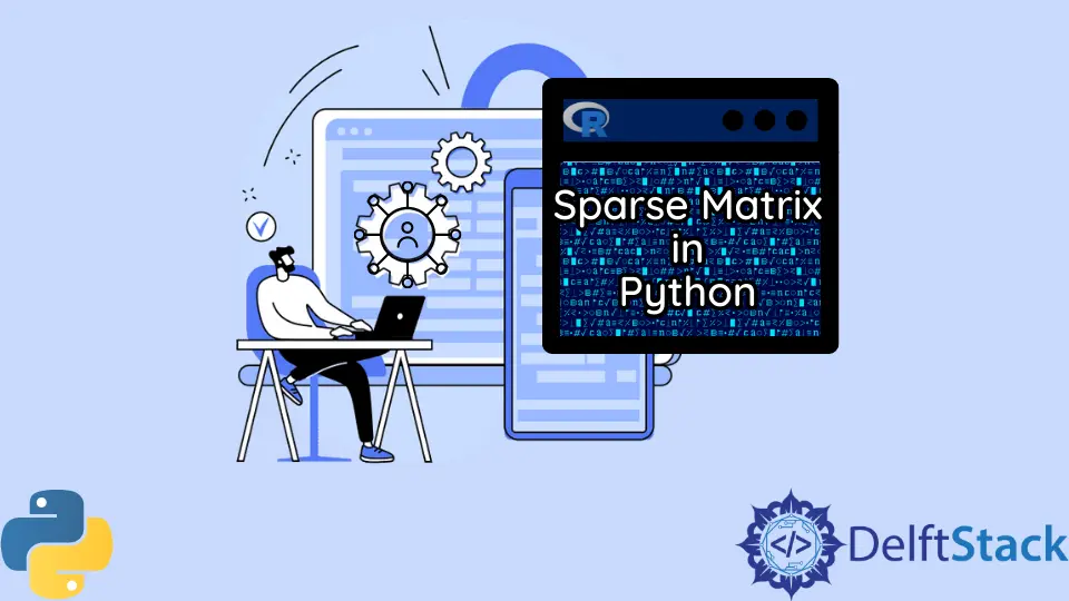 Matriz dispersa en Python