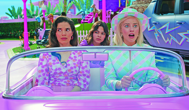 America Ferrera, Ariana Greenblatt and Margot Robbie, Barbie