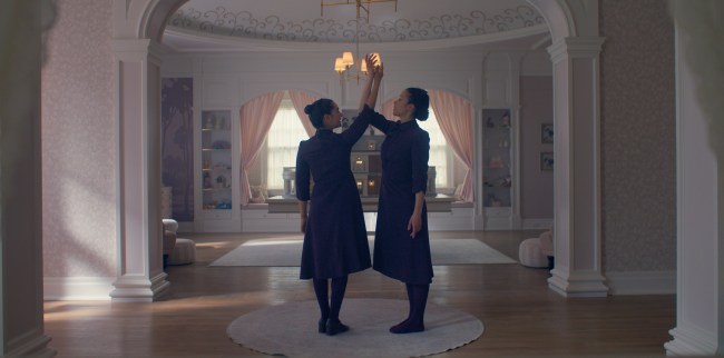 Mattea Conforti and Chase Infiniti in 'The Testaments'