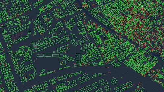 Picture of city grid