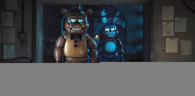 FIVE NIGHTS AT FREDDY'S 2, from left: Toy Freddy (voice: Kellen Goff), Toy Bonnie (voice: Matthew Patrick), 2025. ph: Ryan Green / © Universal Pictures / Courtesy Everett Collection