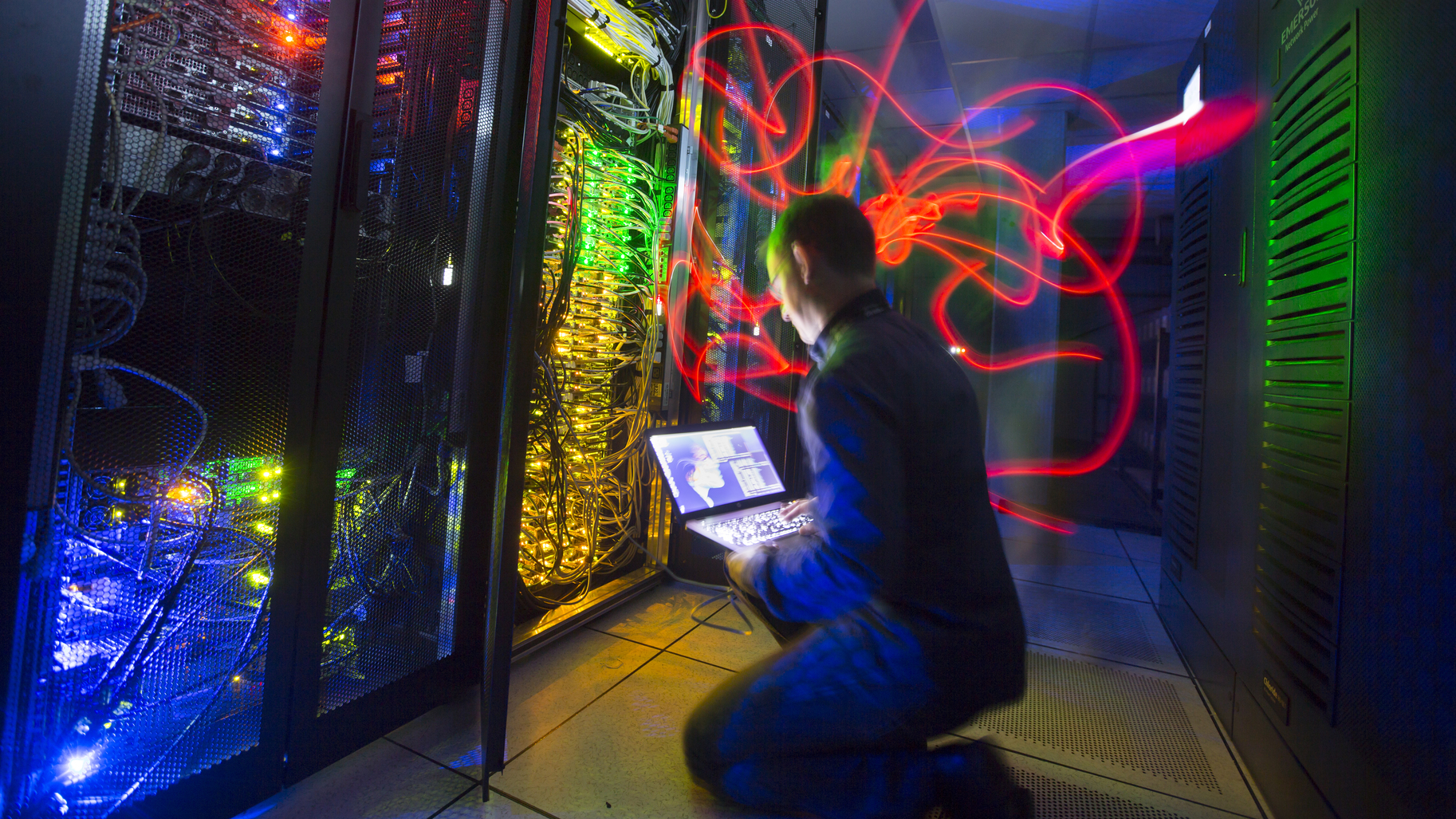 Salle des serveurs centre Inria de Paris