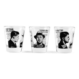 The Mob Museum Mug Shots Shot Glasses