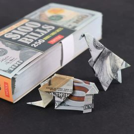 Origami Replica Hundred Dollar Bills
