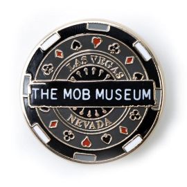 The Mob Museum Las Vegas Poker Chip Collectable Pin