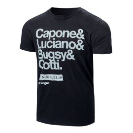 The Mob Museum Mobsters List T-Shirt
