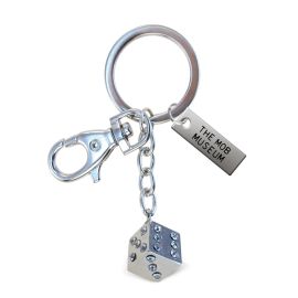 The MOB Museum Dice Bling Keychain