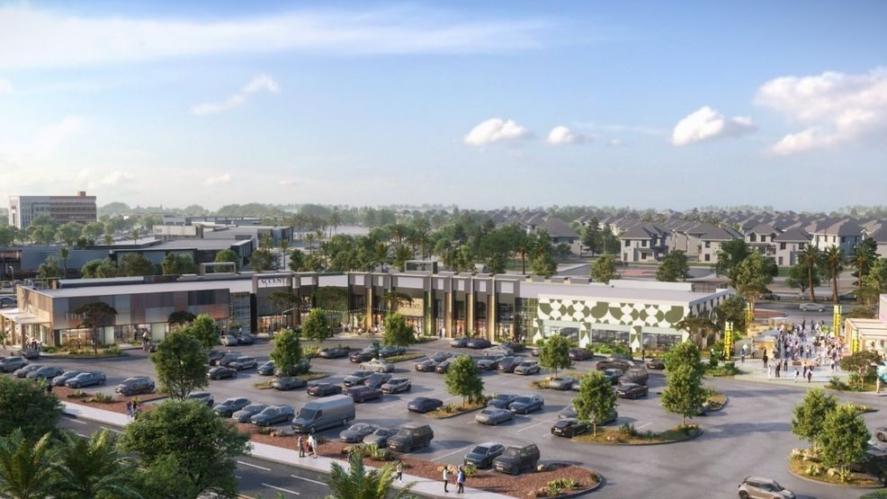 A rendering depicts The Cliff, a new retail and entertainment complex planned for Henderson, Nevada. (Courtesy Partners Capital and CAST Capital Partners)