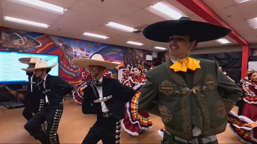 Image for story: Las Vegas students celebrate Hispanic Heritage Month with ballet folklorico