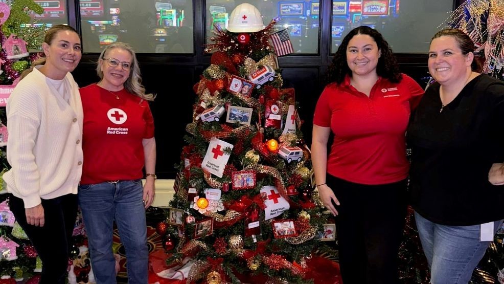 Image for gallery: Red Cross joins Boyd Gaming's 'Trees of Hope' to support local charities