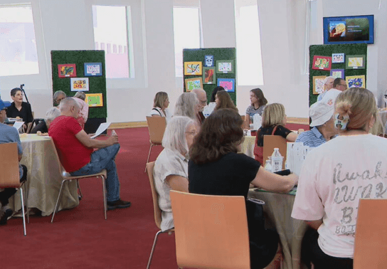 Image for story: Art program at Cleveland Clinic aids dementia patients through creativity