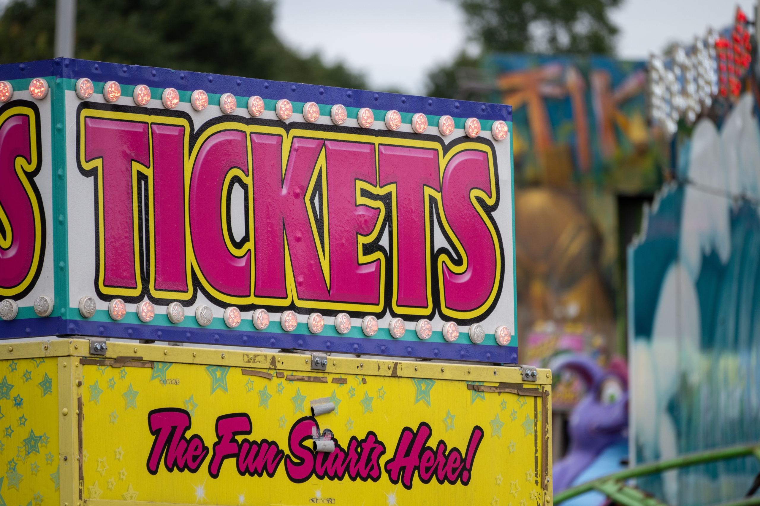 Ticket,Booth,At,A,Carnival,Midway.