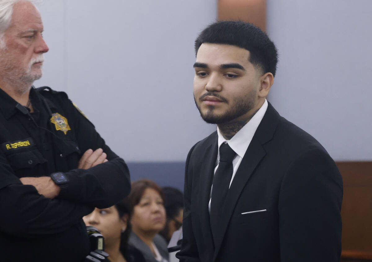 Gabriel Ayala, a teen who killed another teen as payback for a robbery, leaves a courtroom afte ...