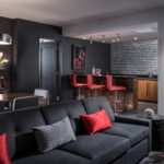 suite bar area at the d las vegas in downtown