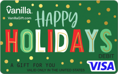 Featured Card 4 - Big Happy Holidays Visa Gift Card