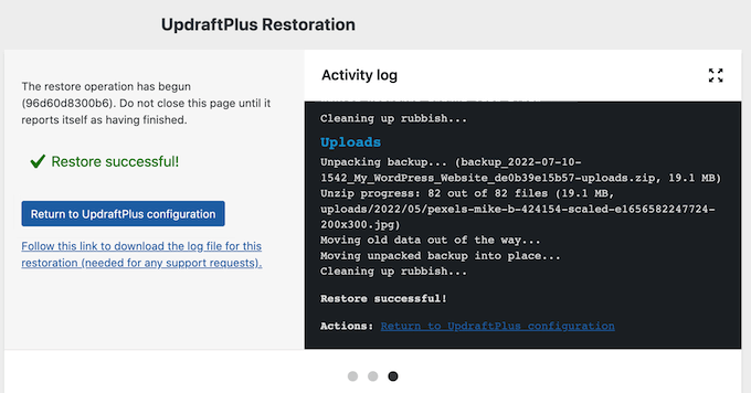 Reseña de UpdraftPlus: Restaurando un respaldo de WordPress
